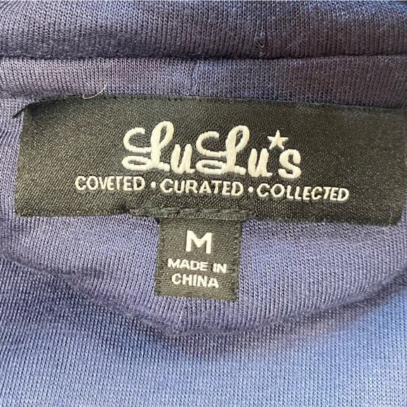 Lulus Shine Time Navy Blue Sequin Dress Sexy Cocktail Evening Low Back Medium - Picture 8 of 10